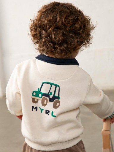 Mayoral  Pullover Cuello Polo 16-02419-082 Tofu [1]