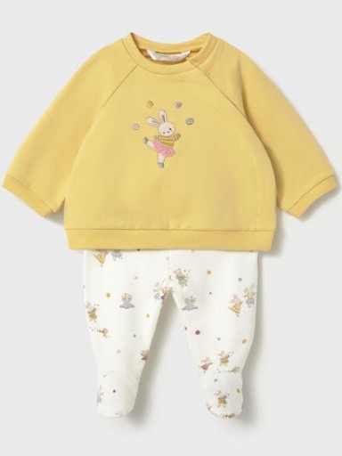 Mayoral conjunto polaina y sudadera 16-02514-027 camomila [0]