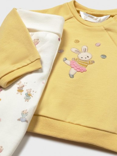 Mayoral conjunto polaina y sudadera 16-02514-027 camomila [2]