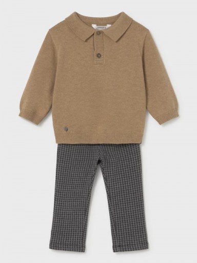 Mayoral Conjunto Pantalón Largo y Jersey 16-02552-006 Galleta [0]