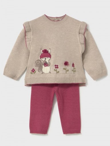 Mayoral Conjunto Pantalón Tricot 16-02557-033 Pétalo