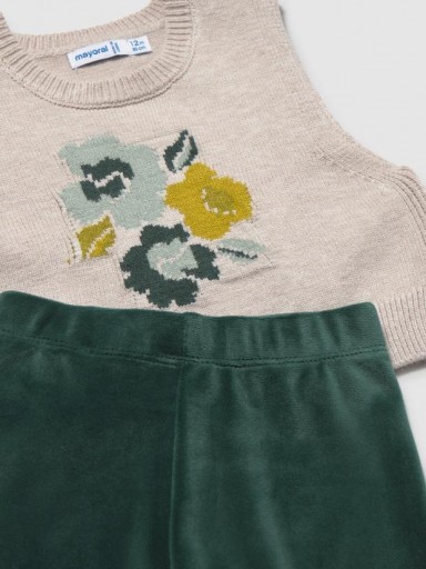 Mayoral Conjunto Pantalón Chaleco Tricot 16-02559-041 Nenúfar [5]