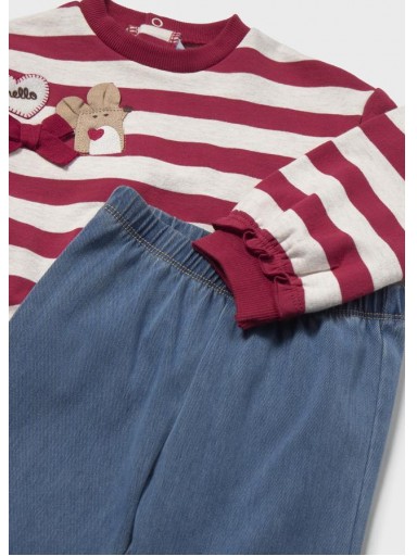 Mayoral Conjunto Leggins Pullover 16-02706-048 Rooibos [3]
