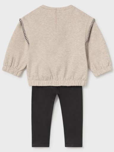 Mayoral Conjunto Sudadera y Leggins Pullover 16-02707-050 Negro [1]