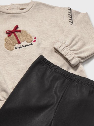 Mayoral Conjunto Sudadera y Leggins Pullover 16-02707-050 Negro [2]