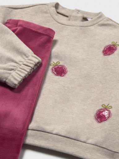 Mayoral Conjunto Leggins Terciopelo 16-02782-059 Framboise [4]