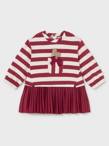 Mayoral Vestido Combinado Felpa 16-02901-074 Rooibos [1]