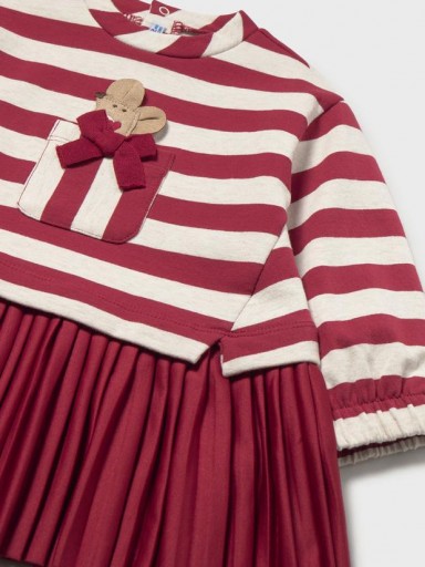 Mayoral Vestido Combinado Felpa 16-02901-074 Rooibos [3]