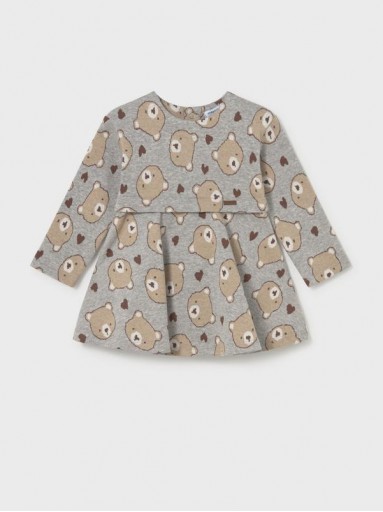 Mayoral Vestido Punto Jacquard 16-02905-084 Gris [0]