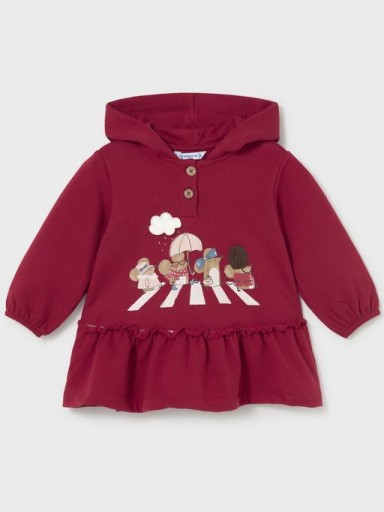 Mayoral Vestido Con Capucha 16-02937-093 Rooibos [2]