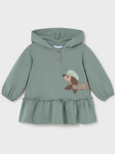 Mayoral Vestido Con Capucha 16-02937-094 Lagoon [2]