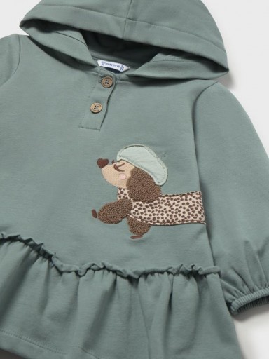 Mayoral Vestido Con Capucha 16-02937-094 Lagoon [4]