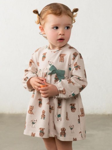 Mayoral Vestido Felpa Estampado 16-02938-011 Lagoon [0]