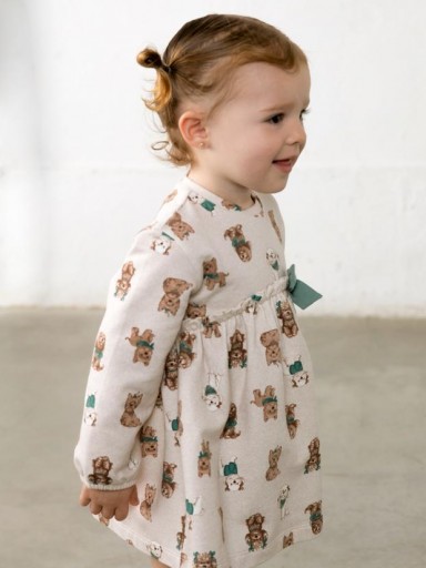 Mayoral Vestido Felpa Estampado 16-02938-011 Lagoon [1]