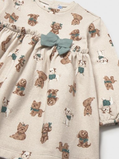 Mayoral Vestido Felpa Estampado 16-02938-011 Lagoon [4]