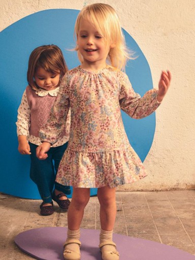 Mayoral Vestido Bambula Estampado 16-02940-016 Malva [0]