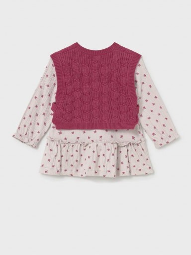 Mayoral Vestido Chaleco Tricot 16-02943-025 Pétalo  [1]