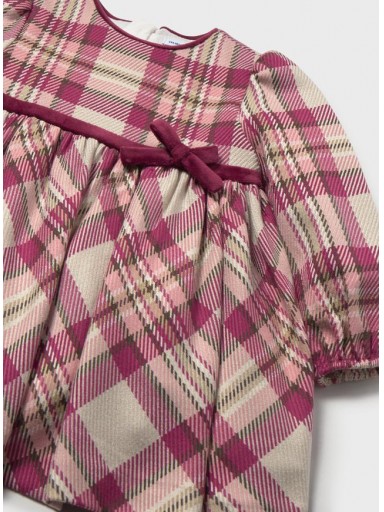 Mayoral Vestido Cuadros 16-02944-021 Framboise [3]