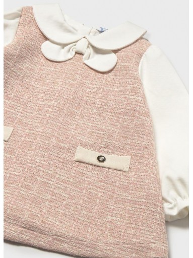 Mayoral Vestido Combinado Punto Tweed 16-02948-029 Petisui [3]