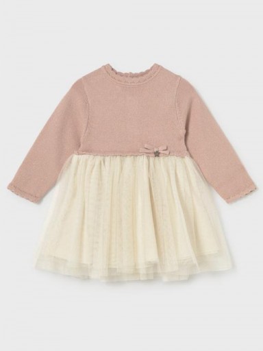 Mayoral Vestido Combinado Tricot y Tul 16-02949-033 Petisui [0]