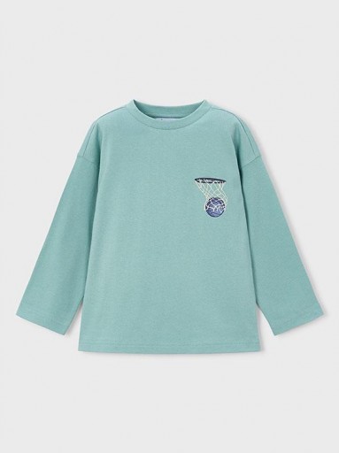 Mayoral Camiseta M/L Back Print 16-04006-085 Acuario [2]