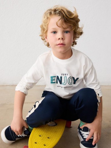 Mayoral Camiseta M/L Puff Print 16-04007-090 Nata [1]