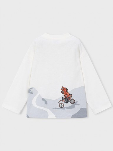 Mayoral Camiseta M/L Posicionada 16-04011-021 Nata.Motos [3]