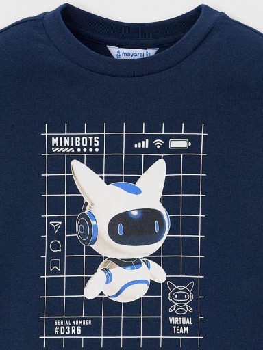 Mayoral Camiseta M/L Glow In The Dark 16-04013-030 Azul [2]