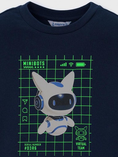 Mayoral Camiseta M/L Glow In The Dark 16-04013-030 Azul [3]