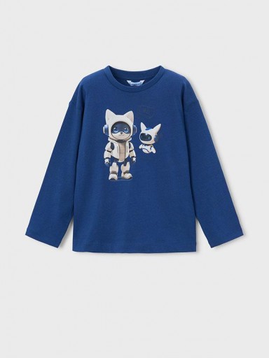 Mayoral Camiseta M/L Robot 16-04014-036 Atlantico [0]