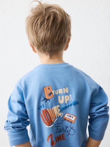 Mayoral Camiseta M/L "Turn Up" 16-04016-043 Lluvia [1]