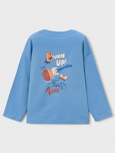 Mayoral Camiseta M/L "Turn Up" 16-04016-043 Lluvia [3]