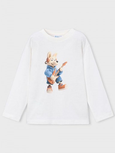 Mayoral Camiseta M/L Animal 16-04017-086 Nata [2]