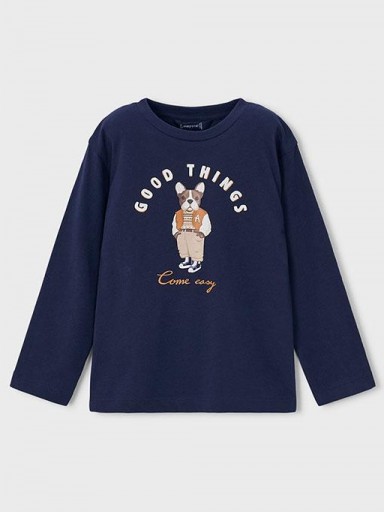 Mayoral Camiseta M/L Print Perro 16-04021-064 Tinta [1]