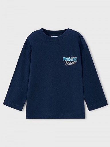 Mayoral Camiseta M/L For Every One 16-04025-072 Azul