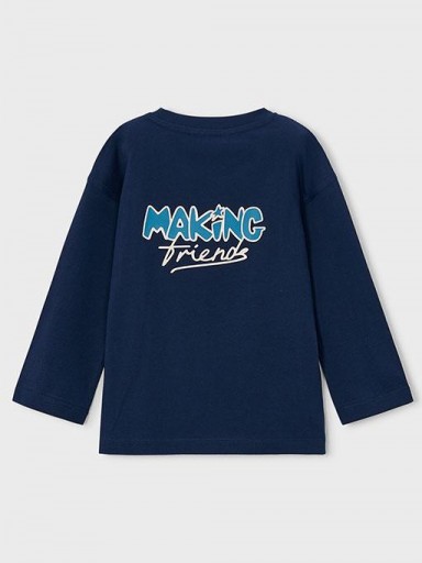 Mayoral Camiseta M/L For Every One 16-04025-072 Azul [1]