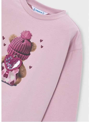 Mayoral Camiseta M/L 16-04027-015 Malva [3]