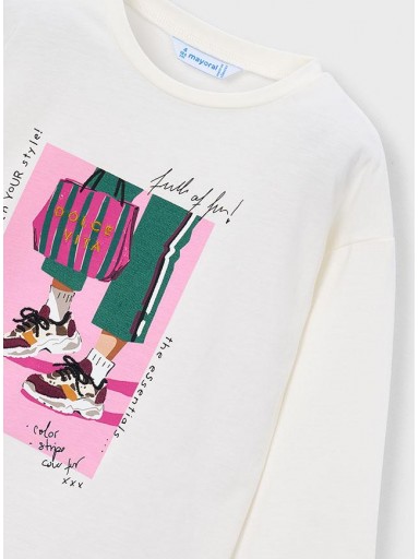 Mayoral Camiseta M/L 16-04031-094 Crd.Botell [3]