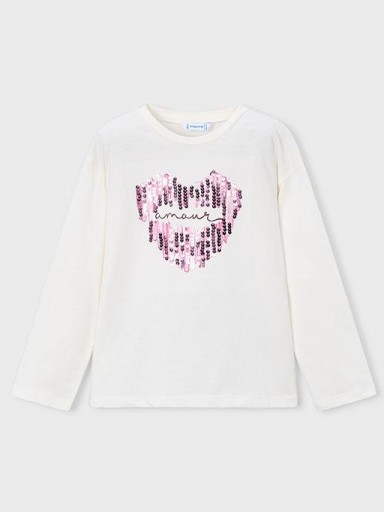 Mayoral Camiseta M/L 16-04031-096 Crd-Malva [1]
