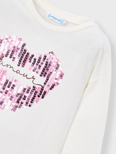 Mayoral Camiseta M/L 16-04031-096 Crd-Malva [3]