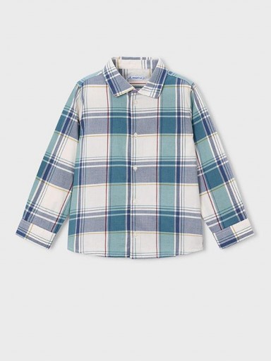 Mayoral Camisa M/L Cuadros 16-04102-076 Lago [1]