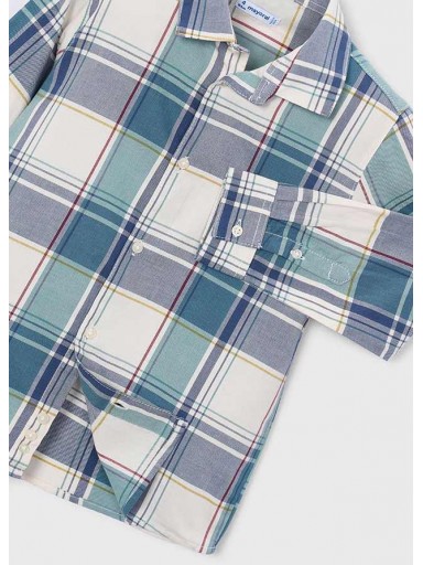 Mayoral Camisa M/L Cuadros 16-04102-076 Lago [3]