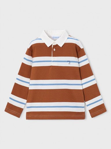 Mayoral Polo M/L  Rayas 16-04141-085 Teja [2]