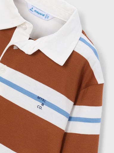 Mayoral Polo M/L  Rayas 16-04141-085 Teja [4]