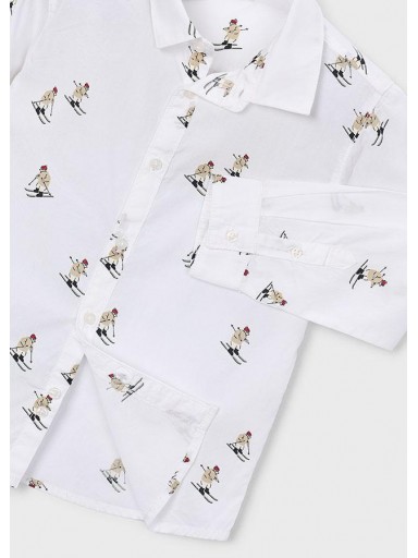 Mayoral Camisa M/L Estampada 16-04146-010 Esquiador [4]