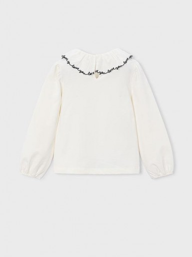 Mayoral Blusa Cuello Volante 16-04149-031 Crd.Negro [2]