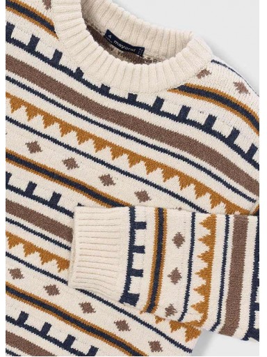 Mayoral Jersey Jacquard 16-04308-025 Cereal [4]