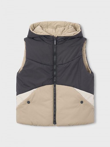Mayoral Chaleco Reversible 16-04312-031 Avellana [2]