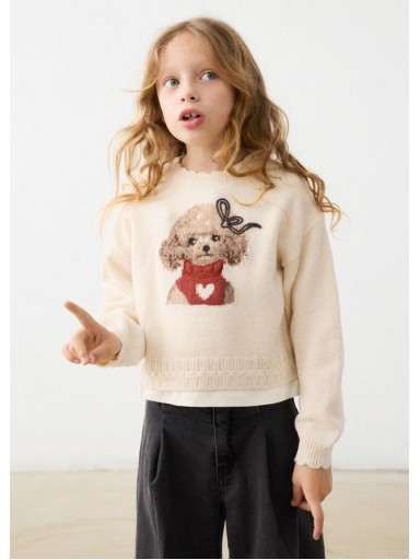 Mayoral Jersey Intarsia 16-04315-036 Milk  [0]