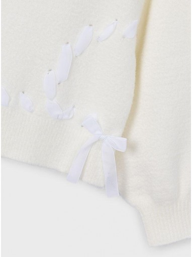 Mayoral Jersey Pelo Cintas 16-04321-077 Crudo [3]